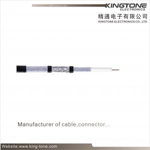 Tri - Shield Outdoor Coaxial Cable RG11 75 Ohms PE Jacket For Local Area Network