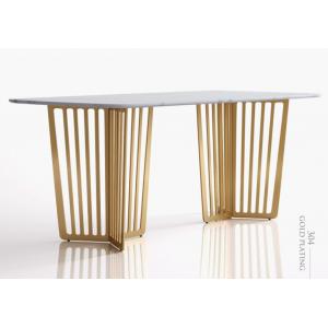 Rustproof Hotel Restaurant Furniture Square Modern Contemporary Dining Table 160*80*75cm
