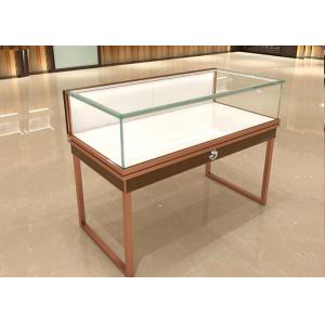 China Multifunction Commercial Jewelry Display Cases Glass Top With Drawer Board supplier