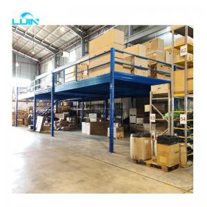 Integrated Stationary Warehouse Storage Racking System Mezzanine Platform with Steel Stair