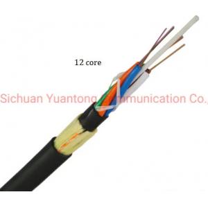 PE Jacket Optical Fiber Cable G.657A2 Tensile Strength Long Term ≥200N