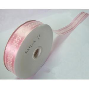 Promtional Bright Pink Printing Ribbon Roll For Gift Wrapping