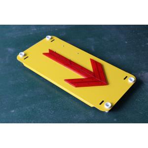 AC DC Solar Rubber Waterproof Reflective Traffic Signs Red LED Light