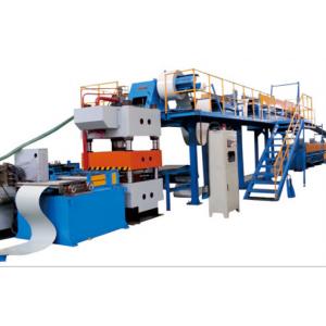 China PLC Continuous PU Sandwich Panel Production Line Material Thickness 0.3 - 0.8mm supplier