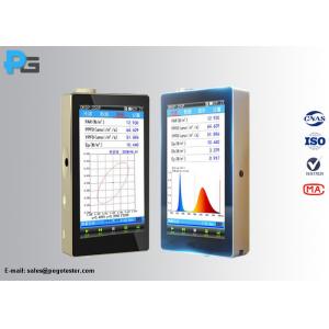 China Plant Light Analyzer Led Testing Equipment 350- 800nm With LCD Touch Screen supplier