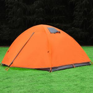 China Aluminum Alloy Pole Camping Tent Double Layer Double Door Family Canopy Tent(HT6021) supplier