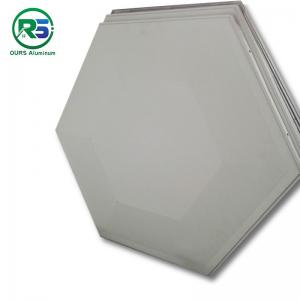 China Soundproof Perforated Multiple Shape Lay In Metal Ceiling Tiles Floating Ceiling Panels supplier