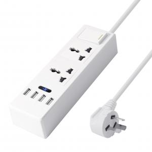 China multi-functional extension socket 4 usb 5.6A supplier