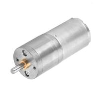 China Caja de reducción de engranajes 370 Motor de 12 voltios de corriente continua con caja de engranajes, motor de corriente continua de 25 mm pequeño de alto par on sale