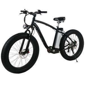 China 26 Fat Tire Electric Mountain Bike 65KM/H Max Speed With 10Ah Battery supplier