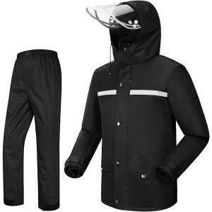 Rain Suit Jacket & Trouser Suit Raincoat for Men & Women Outdoor All-Sport Waterproof Breathable Anti-storm