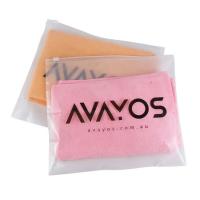 China Custom Logo Frosted White Zip Lock Bags With Logo Packaging on sale