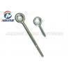 China Stainless Steel Wire Eye Lag Bolt / Self Tapping Metal Eye Screws With Weld Hook wholesale