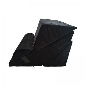 Velvet Fabric High Density Foam Reading Wedge Foam Pillow Multi Shapes