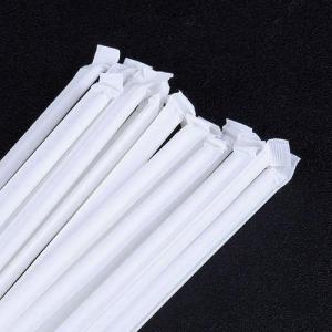 China White Kraft Paper Wrapped Paper Straws Convinent Wedding Paper Straws supplier