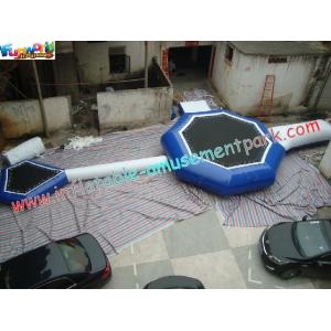 0.9mm PVC Large Inflatable Water Toys By Trampoline For Swimming Pools
