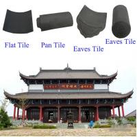 China Chinese Temple Material grey shingle roof tiles unglazed on sale