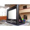 Custom made giant advertising inflatable movie screen with back frame for