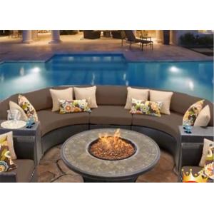 China Factory price outdoor real flame  bbq gas fireplace round fire pit supplier