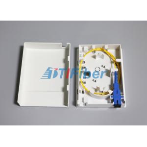 China Compact Structure Faceplate FTTH Mini Fiber Optic Terminal Box / Ofc Termination Box supplier