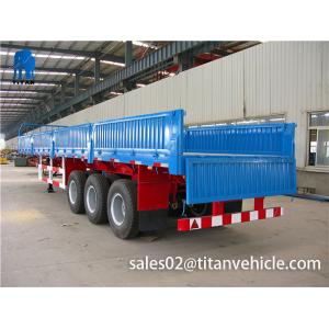 China TITAN VEHICLE  Fence semi-trailer 12r 22.5  trucks for sale philippines supplier