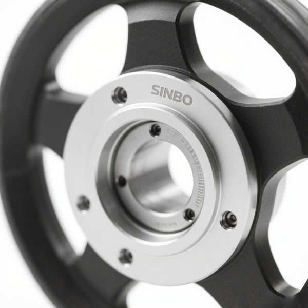 Drive Wheel Hub with Encoder Mount High Load Capacity for Service Robot Mobile Chassis