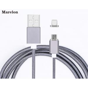 China Fast Charging Magnetic USB Data Cable Micro 8 pin USB Cable for Iphone / Xiaomi supplier