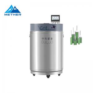 METHER GNTBIOBANK Liquid Nitrogen Storage Tank With Hot Gas Bypass Design