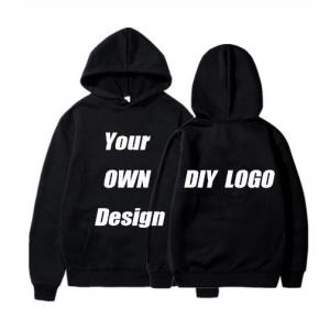 Long Slevee Unisex Plain Hoodies Graphic Print Sweatshirts