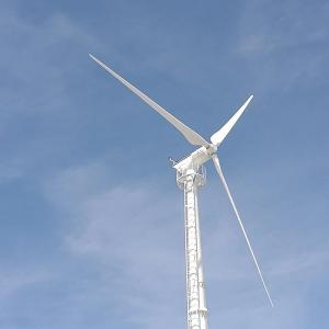Multi Colors Electric Wind Turbine Generator 30kw 220V AC Wind Generator Glass Fibre Blade