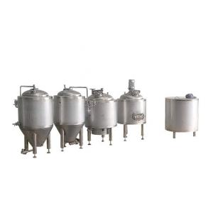 Semi-Automatic Control System 50L Micro Brewing Equipment for Capacity Request