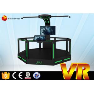 China Crazy HTC VIVE Interactive 9D VR Cinema For CS Games / Online Gun Shooting Games supplier