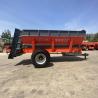 China Frozen Manure Spreader Double Vertical Auger Crusher Evenly Spread wholesale