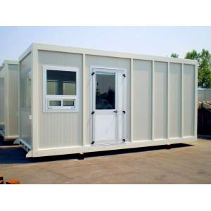 China Red Floor Steel Storage Container Homes Waterproof Double Sandwish Panel Wall supplier