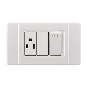 Universal Light Switches And Sockets , White Electrical Sockets And Switches