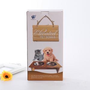 China Custom Rectangle Paper Packaging Box , Cardboard Foldable Boxes For Pet'S Bowl supplier