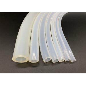 China Platinum Cured Clear Silicone Translucent Soft Rubber Tubing For Industrial Use supplier