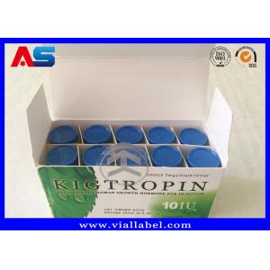 Custom Medication Pill Box / Pharmaceutical Packaging Box Hcg With Plastic Tray And Paper Inserts