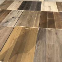 China Distressed Wide Plank Walnut Oak Engineered Flooring Three Layer Bedroom Wood Flooring on sale