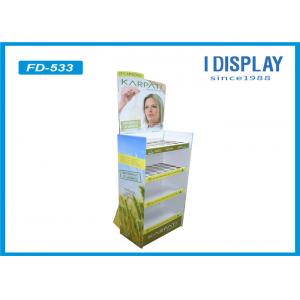 China Adjustable POP Cardboard Display , Corrugated Cosmetic Display Stand supplier