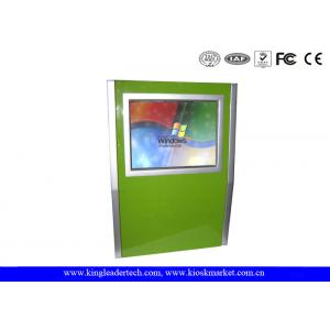 China Slim SAW Touch Screen Wall Mount Kiosk For Self Service Information Checking supplier