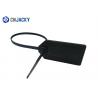 Self - Locking Rfid Cable Ties Zip Tag Seal Cable Tie ABS Nylon Material