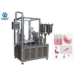 China Rotary Color Cosmetic Mascara Filling And Capping Machine Automatic Type wholesale