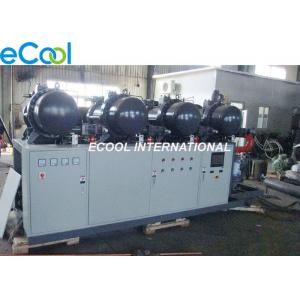 China Low Noise PLC Refrigeration Screw Compressor Unit 840HP High Temperature cold storage supplier