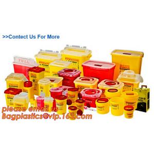 Healthcare, Gallon, Quart, Liter Sharp Container, Biohazard Waste Disposal Container, Needle Disposal Container