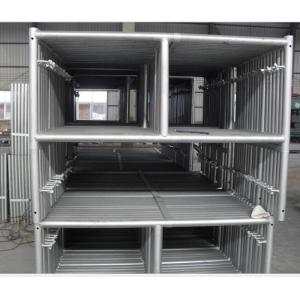 China Sistema claro do andaime da armação de aço do dever, segurança portátil do andaime da construção supplier
