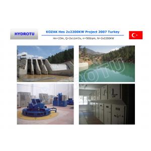 China Vertical Kaplan Water Turbine / Kaplan Hydro Turbine with Generator and Speed Governor supplier
