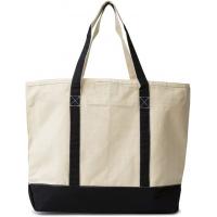 China Extra Large Canvas Zippered Tote Bag Zip Top 100% Organic Cotton 22 Inches on sale