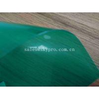 China Eco - Friendly Green High Glossy PVC Conveyor Belt / Smooth Clear PVC Sheet on sale