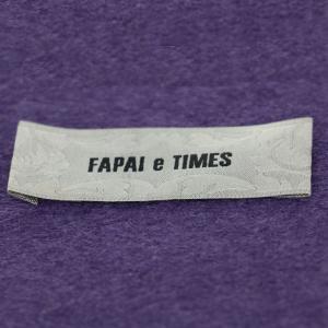 China Sew On Iron On Woven Apparel Tags / Rectangle Woven Fabric Labels supplier